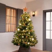 Kit de decoración de Navidad Árbol de Navidad Morry de 180 cm