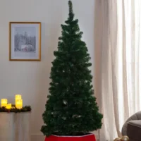 Árbol de Navidad Plegable verde de 180 cm de alto