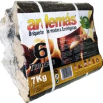Pack de 77 sacos briquetas de madera CARYSE de 7 kg